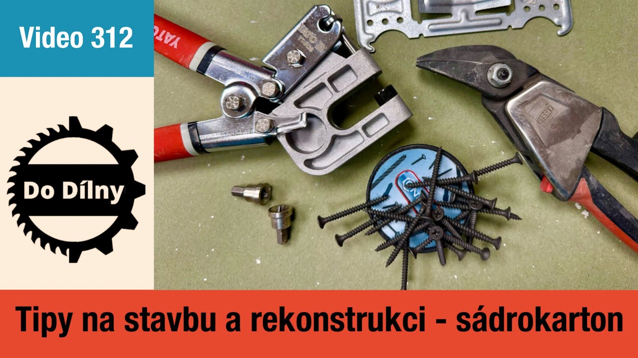 Nejlepší nářadí na sádrokarton: vychytávky, které ti ušetří čas i nervy