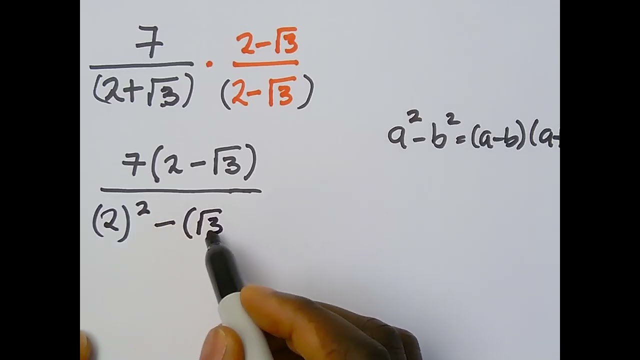 Rationalizing radical expression