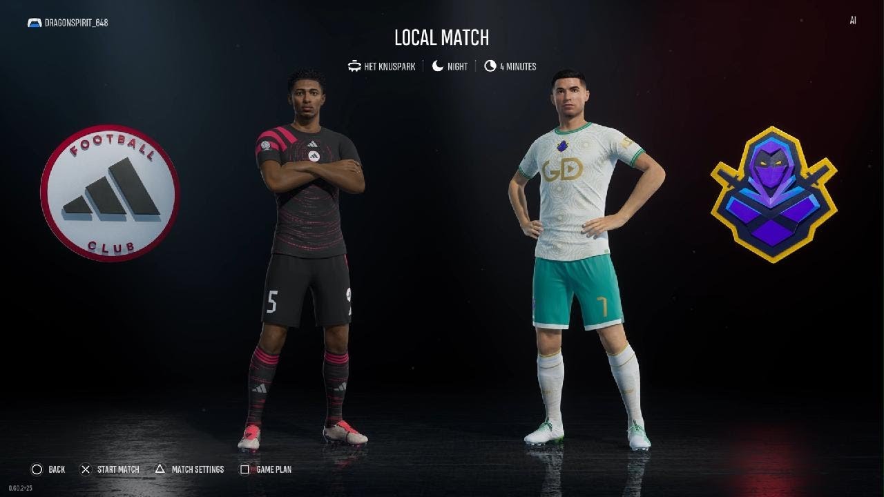 Team Messi Vs Team Ronaldo In UFL!!