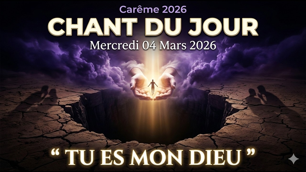 CHANT DU JOUR : Mercredi 04 Mars 2026 | “TU ES MON DIEU” | Carême 2026
