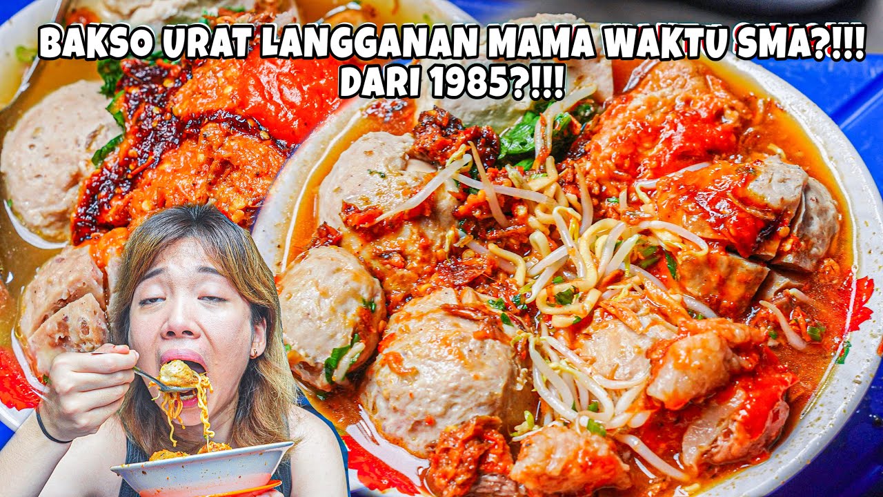 LEGEND! BAKSO URAT LANGGANAN NYOKAP DARI SMA TAHUN 1985?! TERSEMBUNYI TANPA PLANG TAPI NGANTRI BGT!