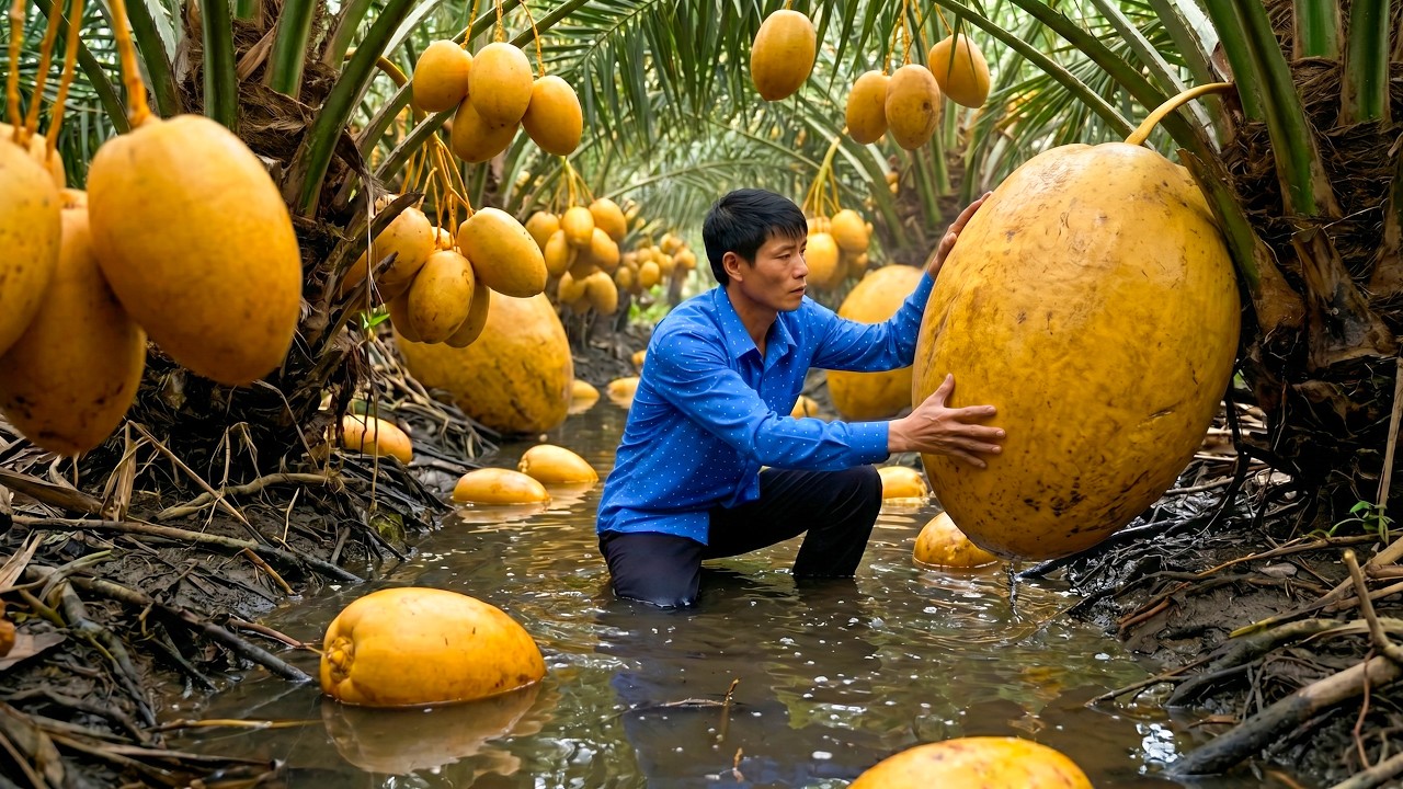 Harvesting Extremely Rare Special Fruits in the Northern Mountains &ndash; Goes to the Market for Sale
