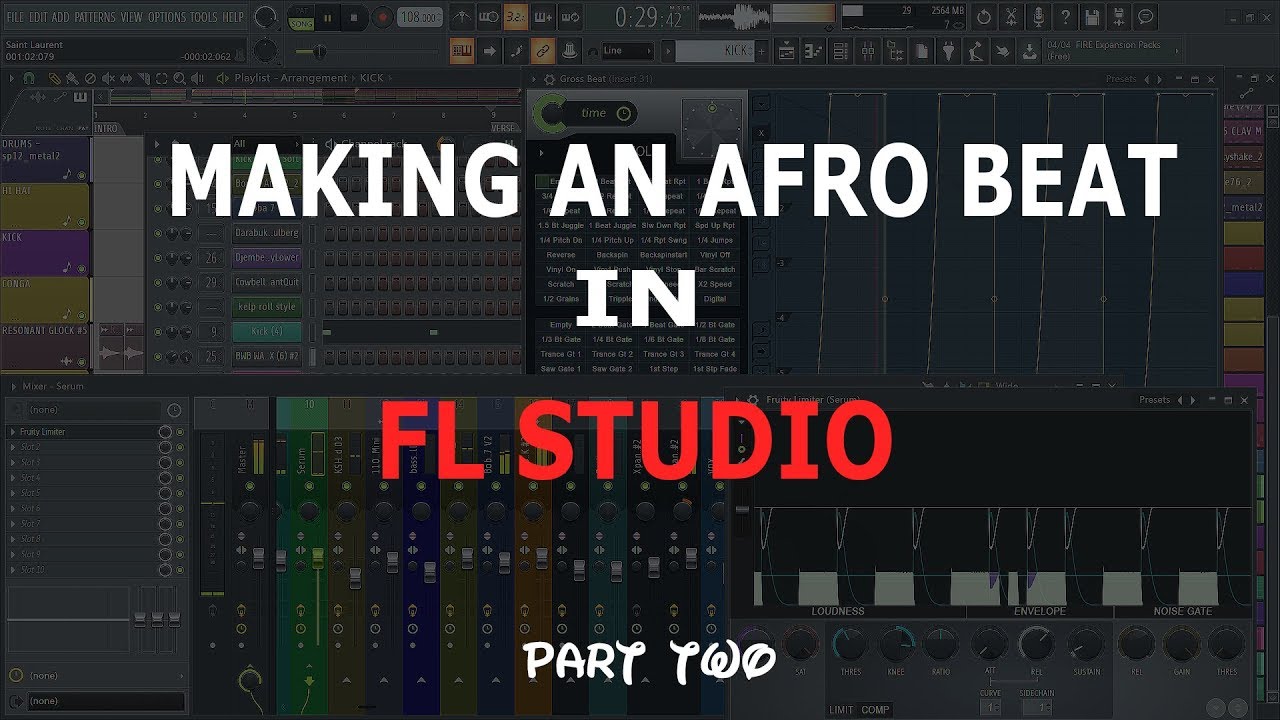 🔥🔥MAKING AN AFROBEAT IN FL STUDIO PART TWO (PROD. BY MYKAH)
