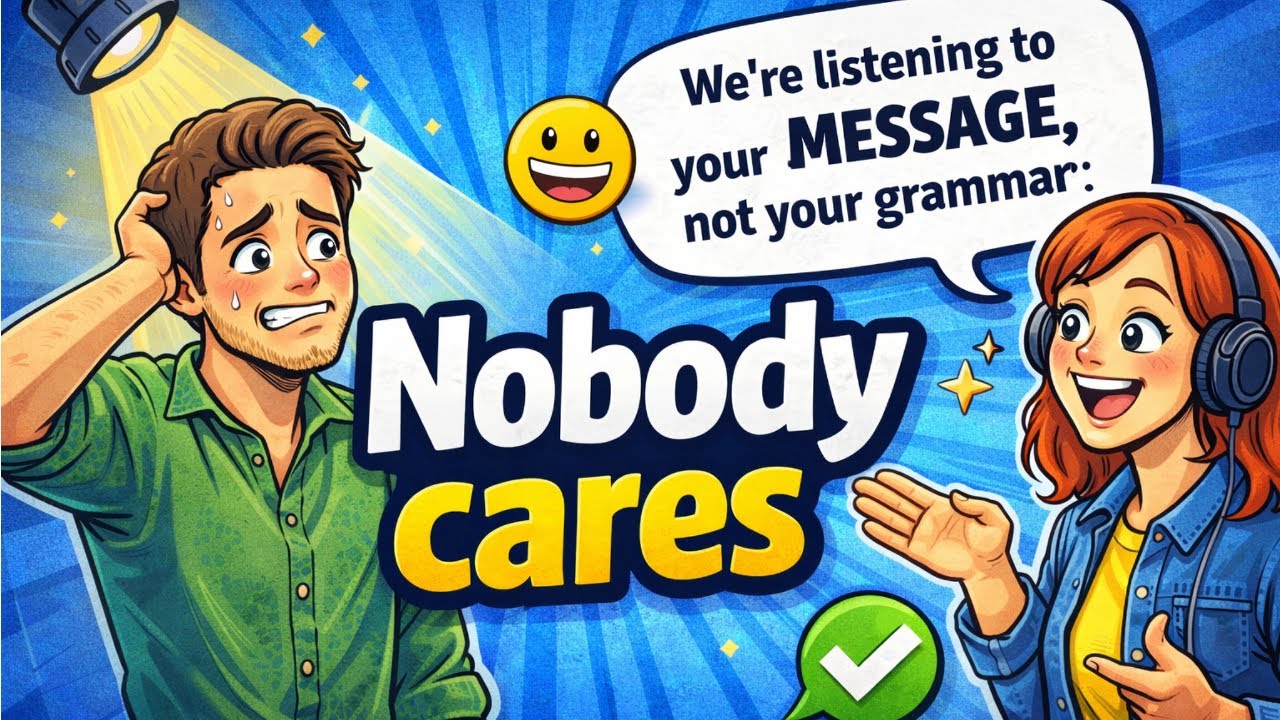 Nobody Cares If Your English Isn’t Perfect | Real World English Podcast | English for Beginners