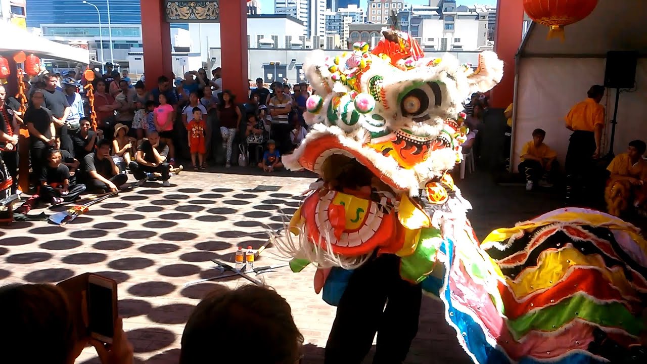 2016 Perth CNY Festival Fut San Lion Dance and Weapons - Part 8 W.A Choy Lee Fut  蔡李佛