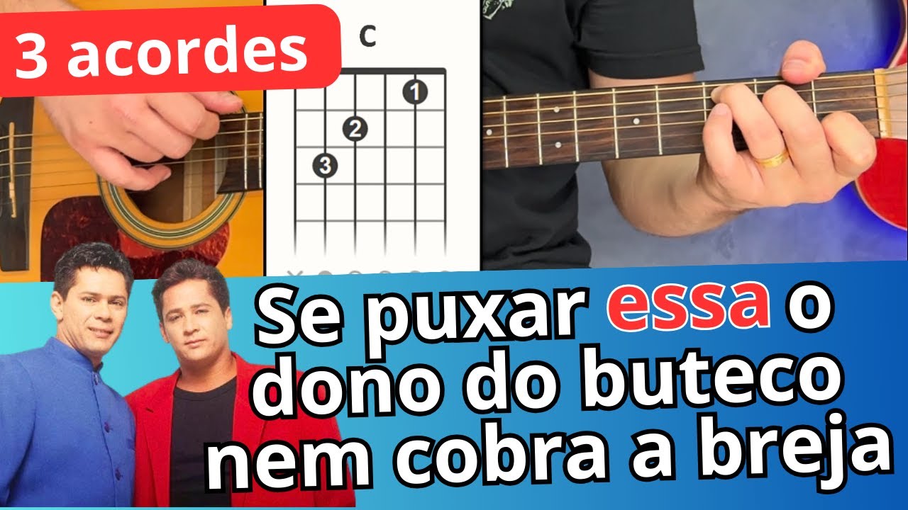 Como Tocar HORIZONTE AZUL - Leandro e Leonardo (Simplificada Sem Pestanas)