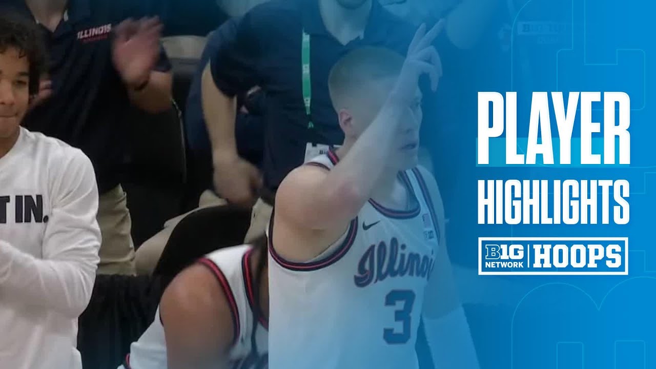 Keaton Wagler Highlights vs. Wisconsin | Illinois Basketball | 03/13/2026
