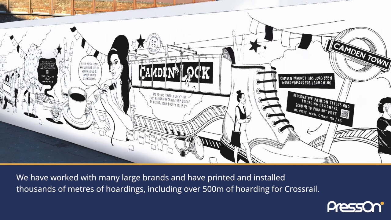 Hoarding Graphics Printed & Installed | PressOn -  01634 661699