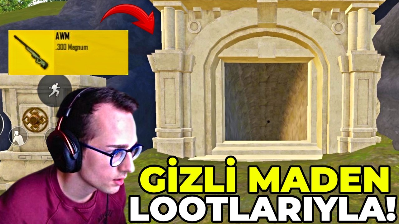 GİZLİ MADEN LOOTLARIYLA WIN ALMAK! (AWM ÇIKTI) PUBG MOBILE