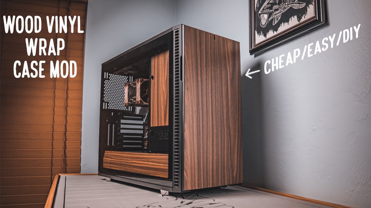 Vinyl Wrap Your PC Case, CHEAP and EASY DIY PC Case Mod