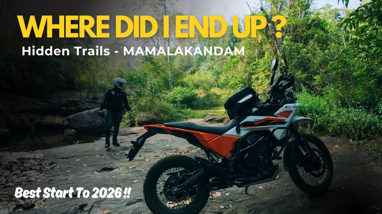 Hidden Trails Found! New Year Ride to Mamalakandam | KTM 390 Adv S