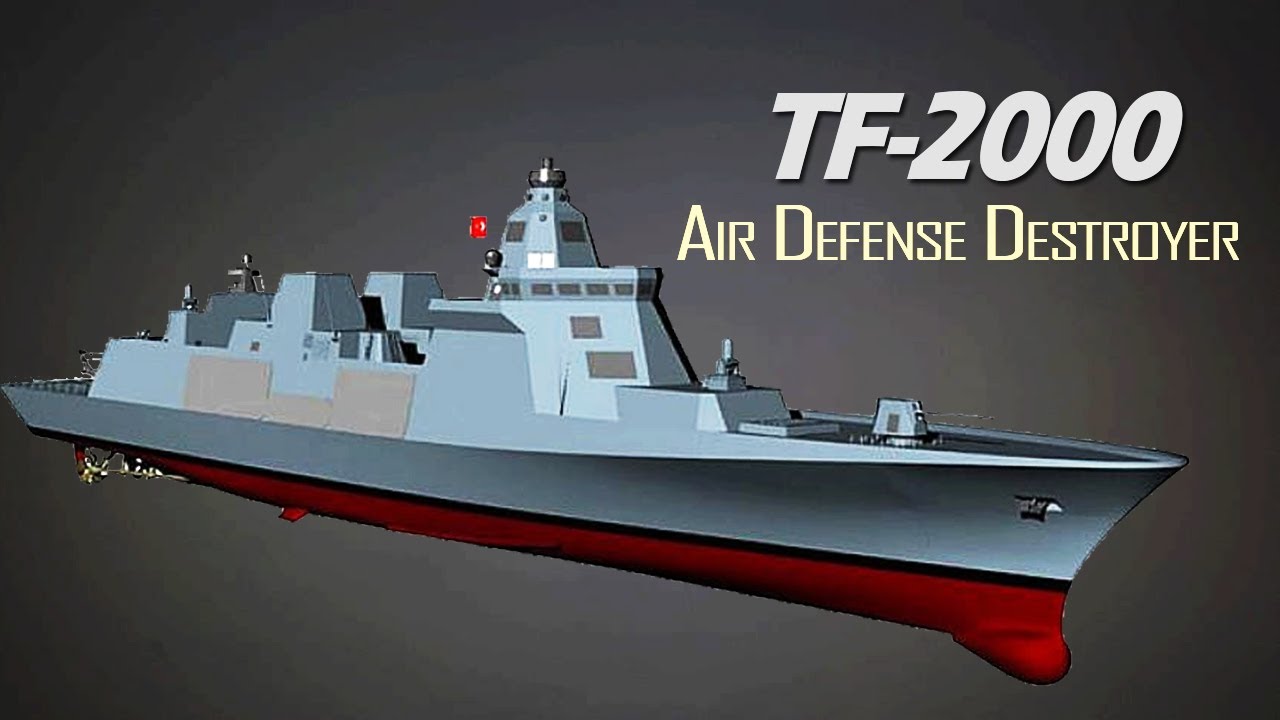 Meet TF-2000 SUPER FRIGATE; Turkish Air Defense Destroyer Warship Which Will Enter Service in 2027