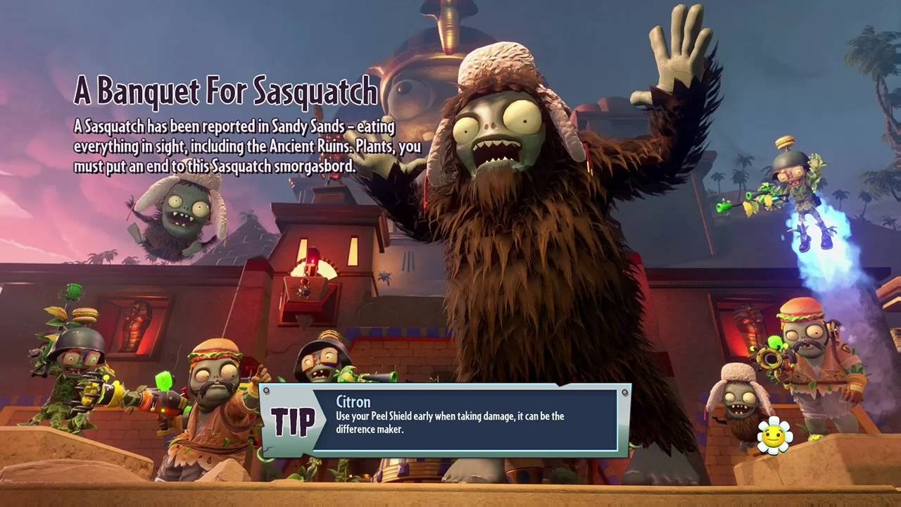 Plants vs Zombies Garden Warfare 2 Epic Sasquatch Hunt, Crazy mode