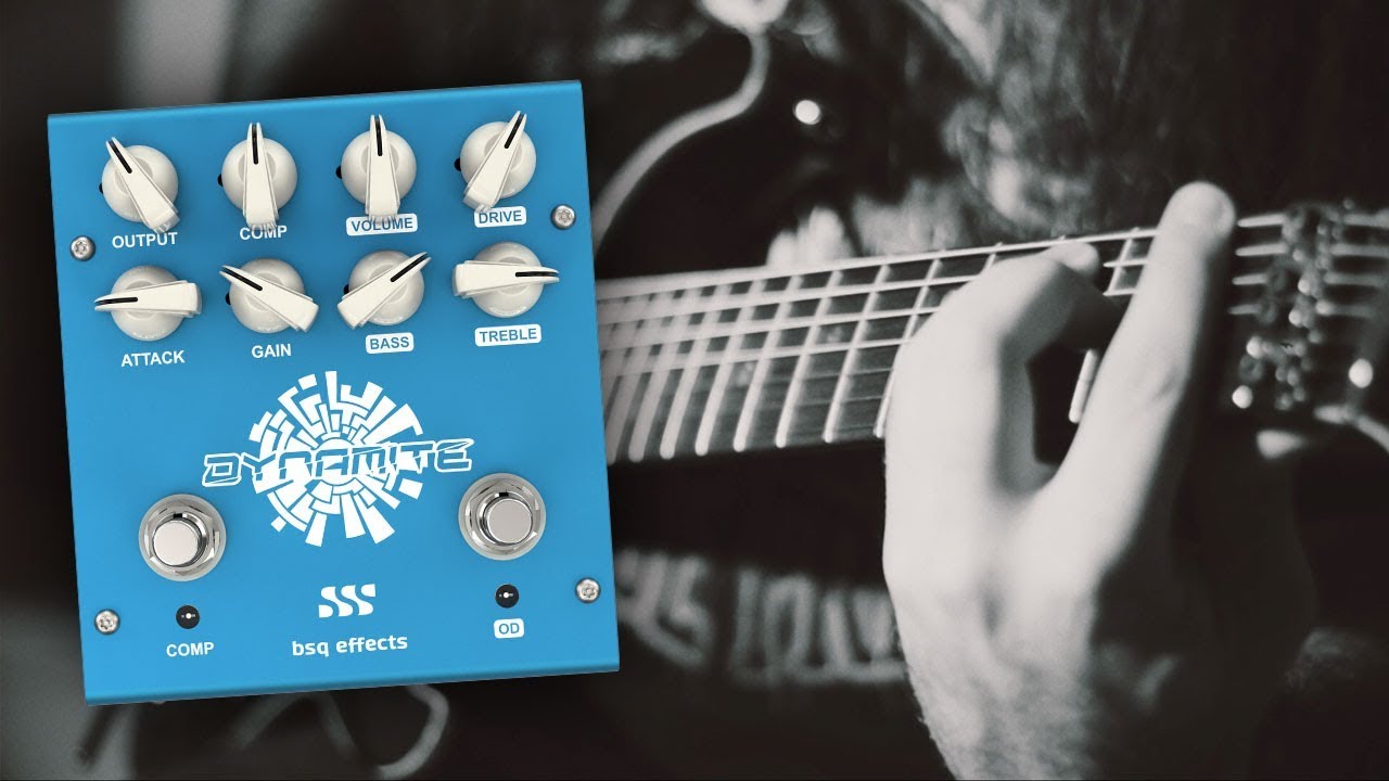Dynamite (DM2) Compresor + Overdrive (por Juli&aacute;n Barrett) BSQ Effects