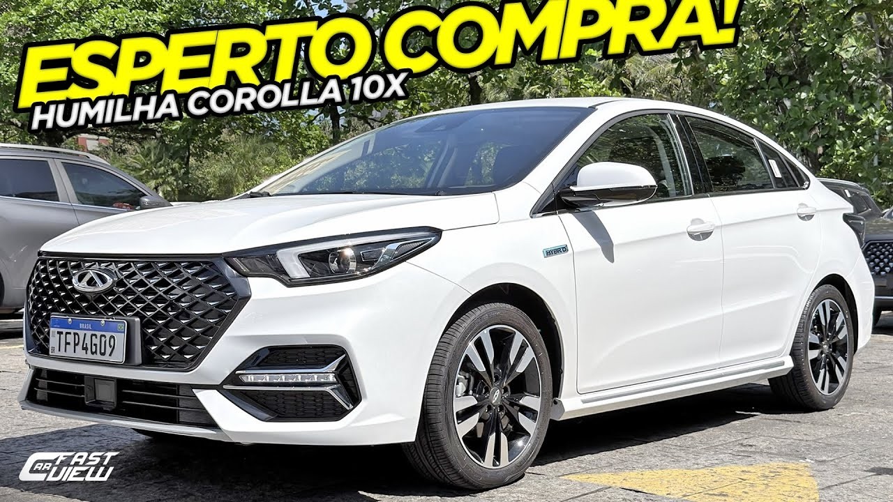 TÁ DE GRAÇA? NOVO CAOA CHERY ARRIZO 6 HÍBRIDO DE LUXO +BARATO QUE HB20 E VIRTUS HUMILHA ATÉ COROLLA!