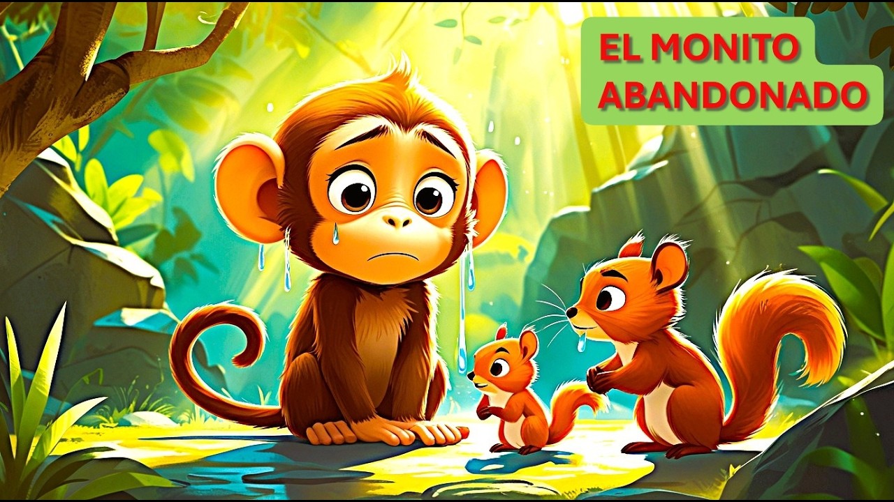 EL MONITO ABANDONADO- #cuentosinfantilesparaniños #cuentosdeanimales #historiasinfantil #monitos