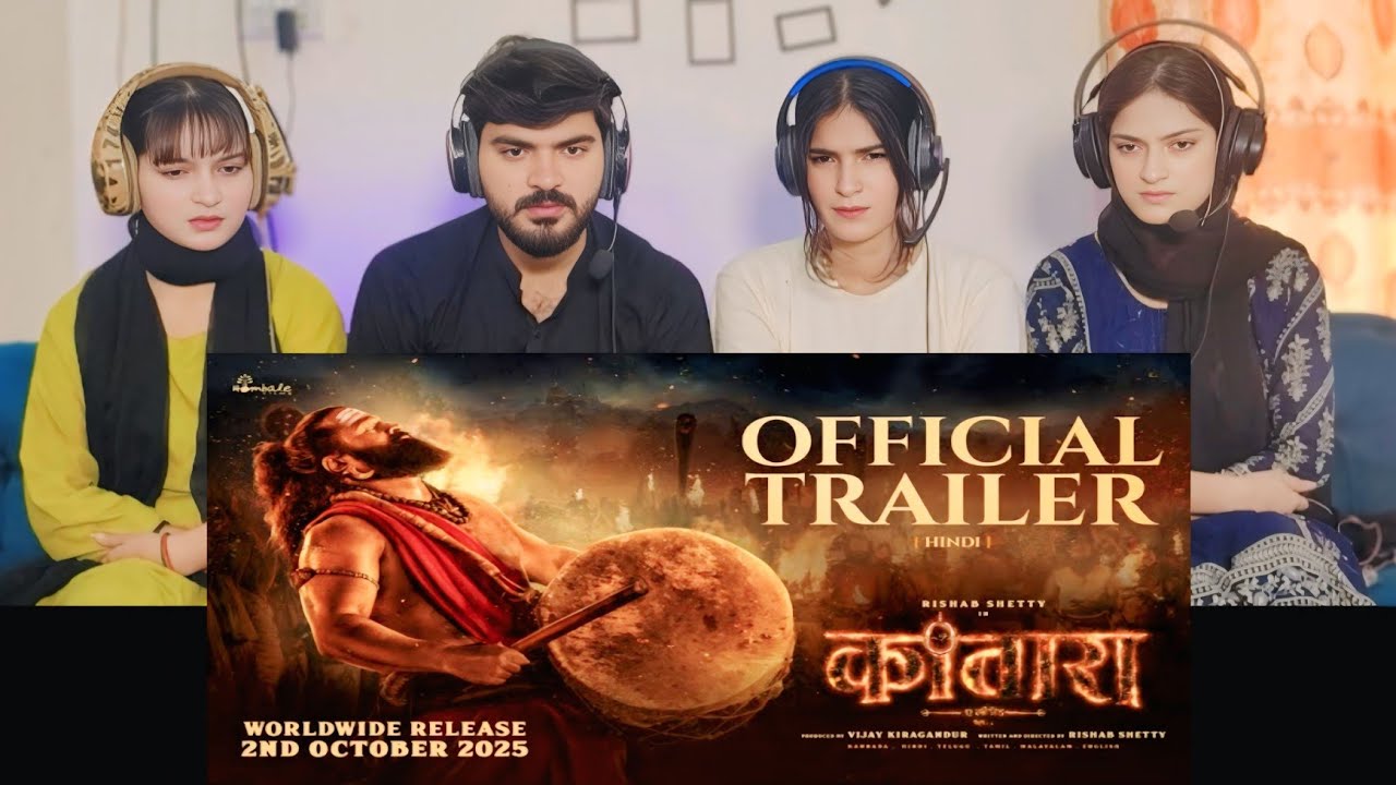 Kantara Chapter 1 Trailer Reaction | Rishab Shetty, Rukmini, Vijay Kiragandur, Hombale Films