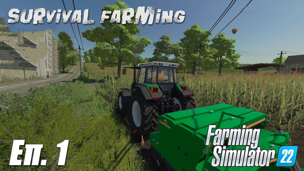 Ξεκινήσαμε με μεγάλες δυσκολίες | #1 Survival Farming | Farming Simulator 22 Greek | PS5