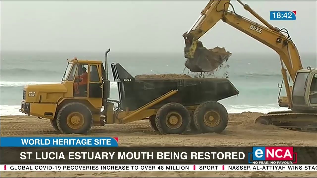 St Lucia estuary mouth being restored