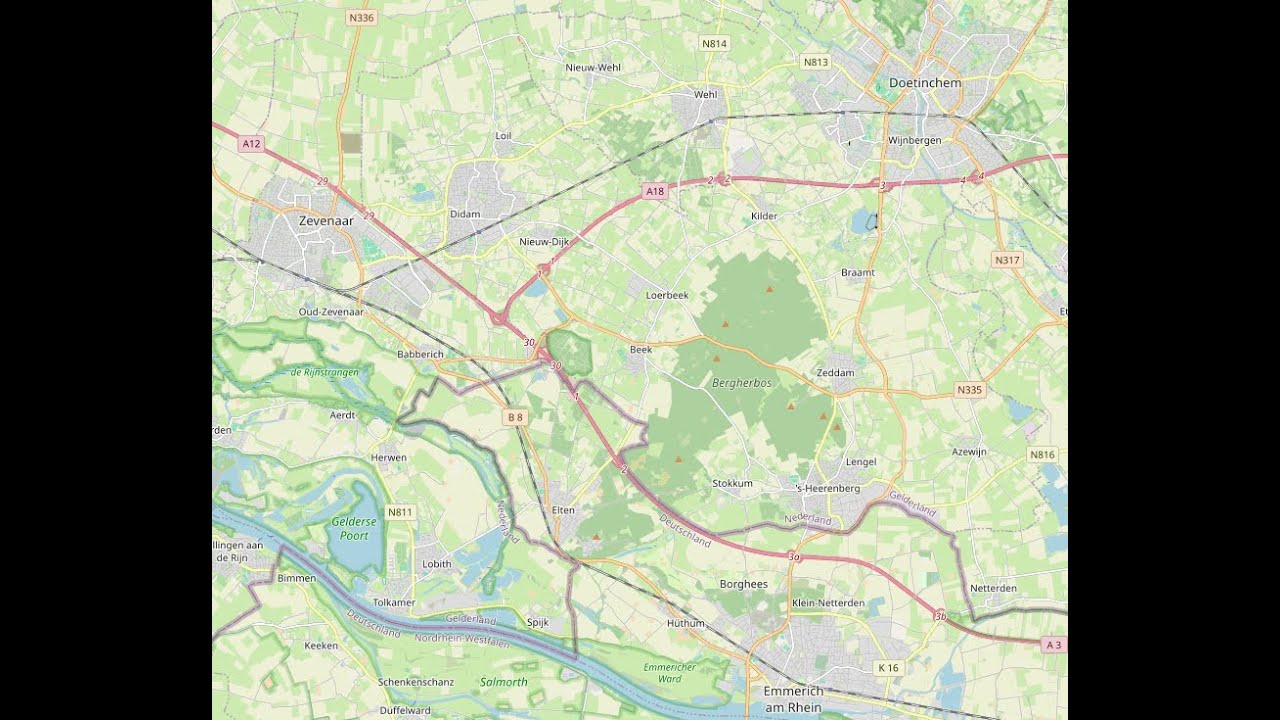 Niederlande: langweiliges Video über die niederländischen Städte an der deutschen Grenze