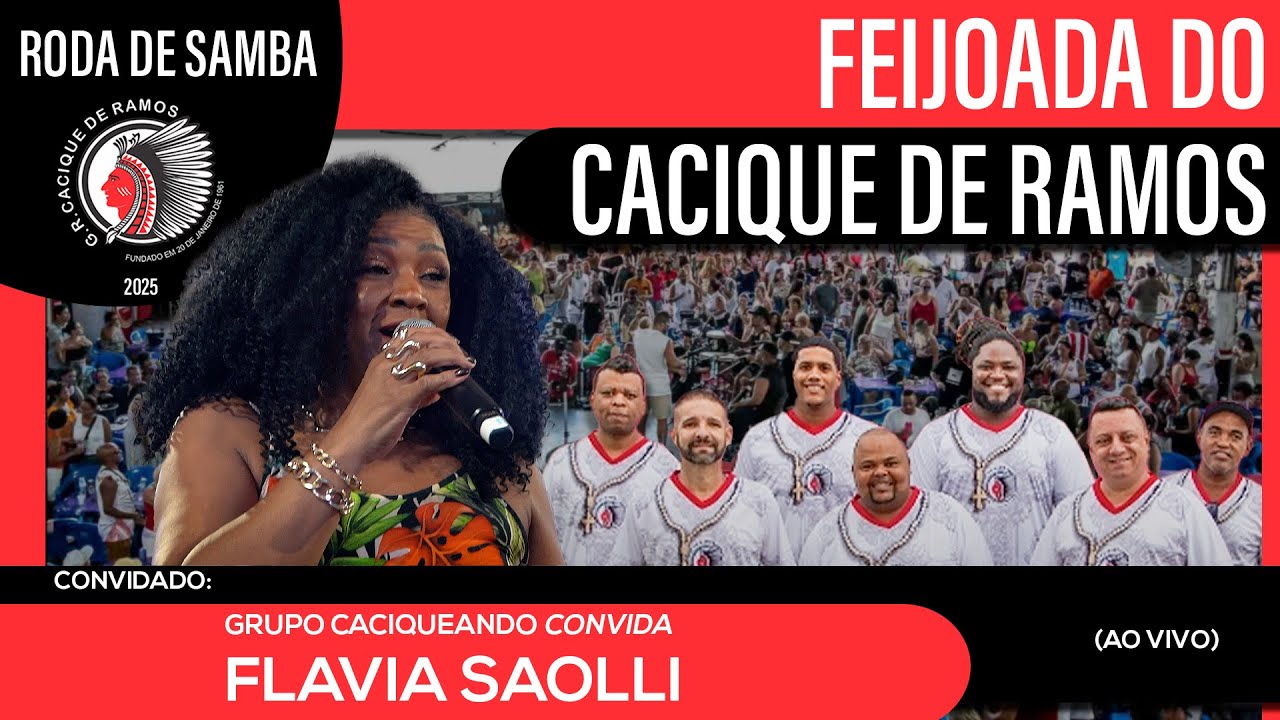 Roda de Samba do Grupo Caciqueando convida Flavia Saolli Ao vivo no Cacique de Ramos
