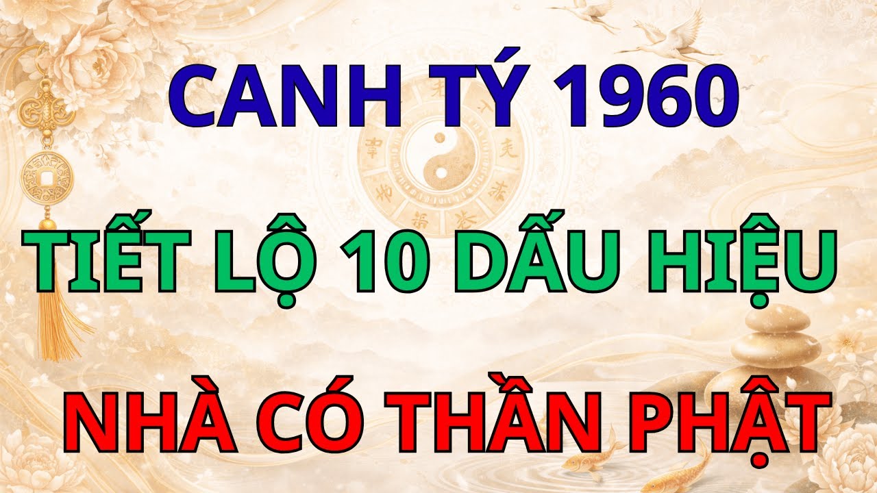 10 Dấu Hiệu Nhà Canh Tý 1960 Có Thần Phật Độ: Càng Ở Càng Giàu, Phúc Lộc Đầy Nhà.