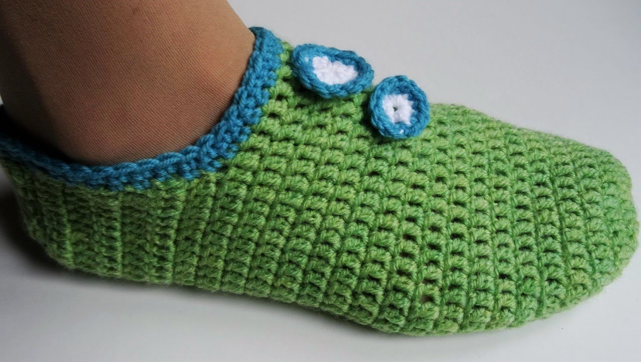 ✨Heklane papuče 💕 popke, pape ili priglavci 💫Crochet Slippers🌼