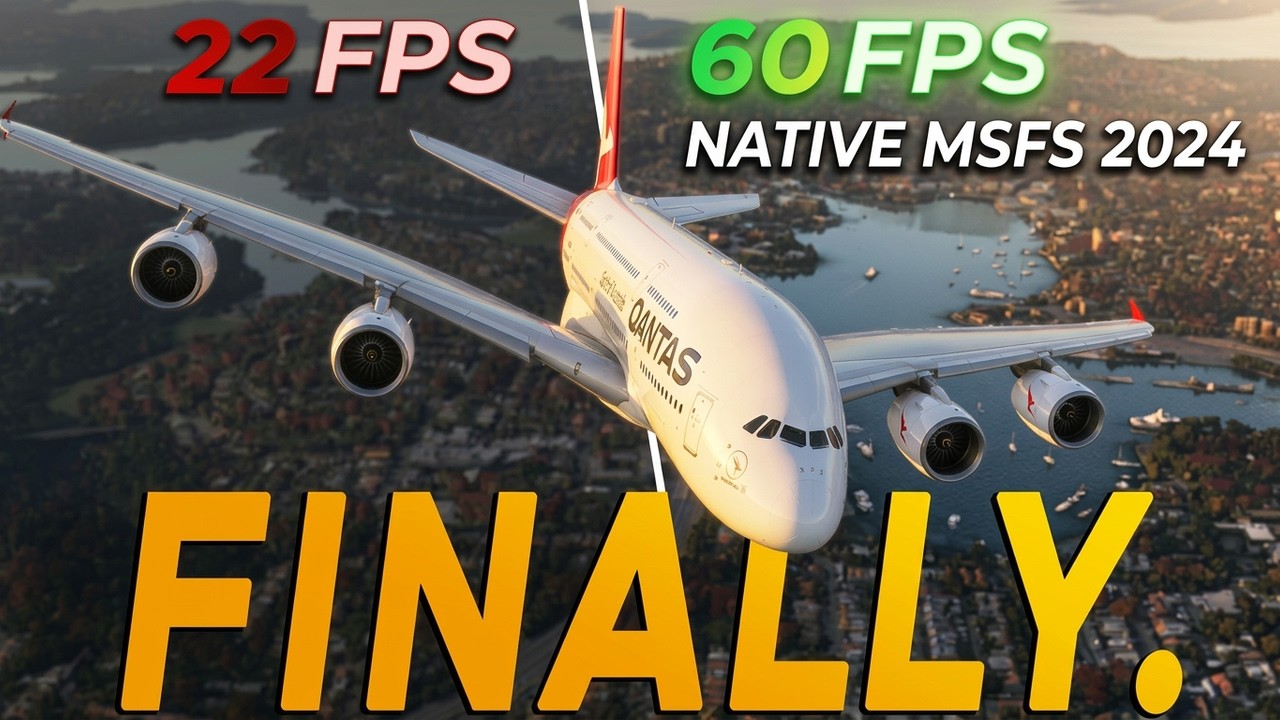 Этот БЕСПЛАТНЫЙ A380 теперь выдает 60+ FPS!