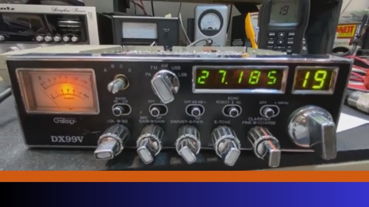 Galaxy DX 99V CB Radio Will Not Power On. FIXED