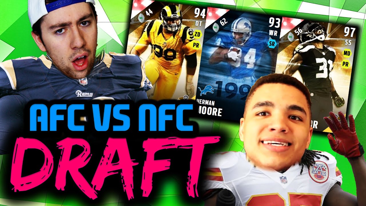 NFC VS. AFC DRAFT CHAMPIONS CHALLENGE VS WALKER | MADDEN 16 DRAFT CHAMPIONS
