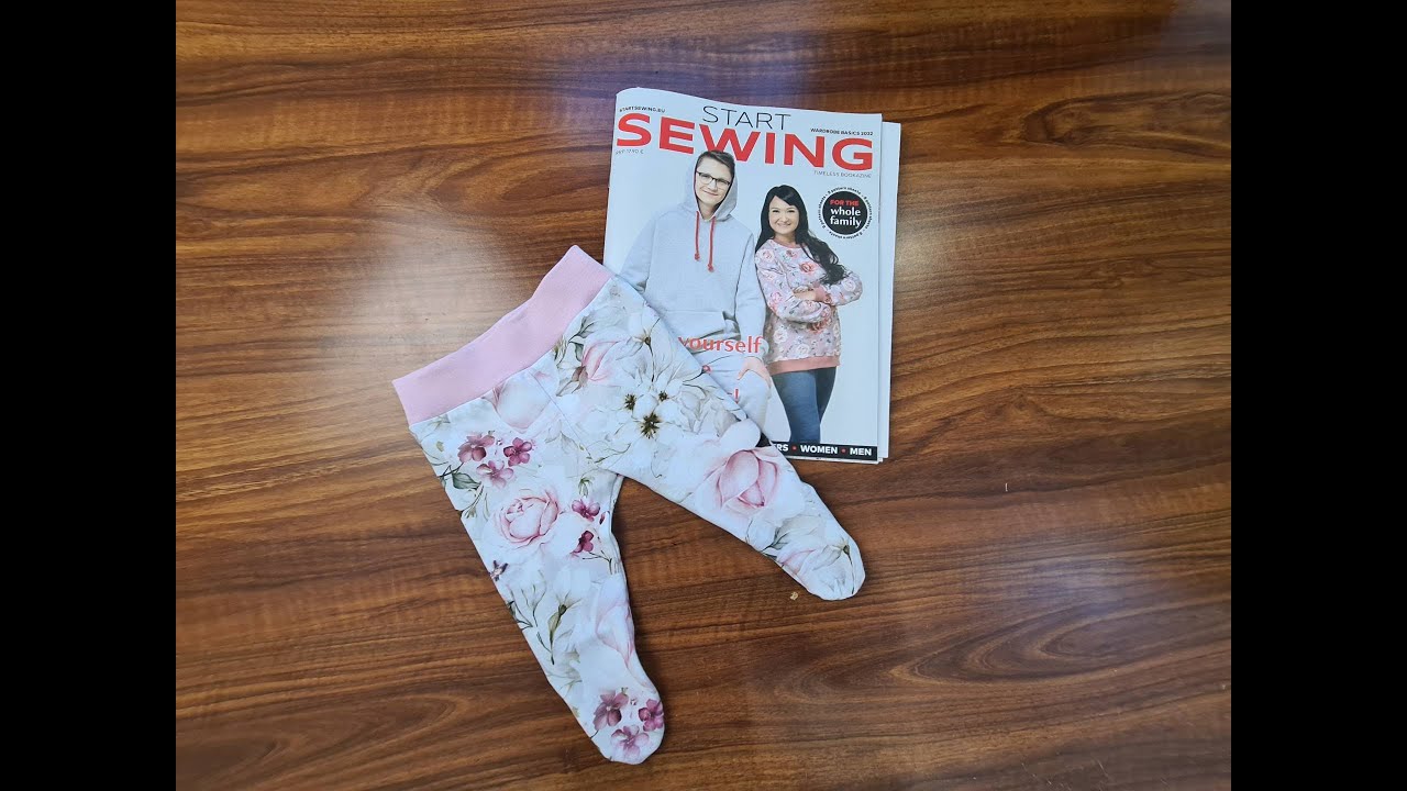 How to sew babies leggings with feet- Start Sewing magazine