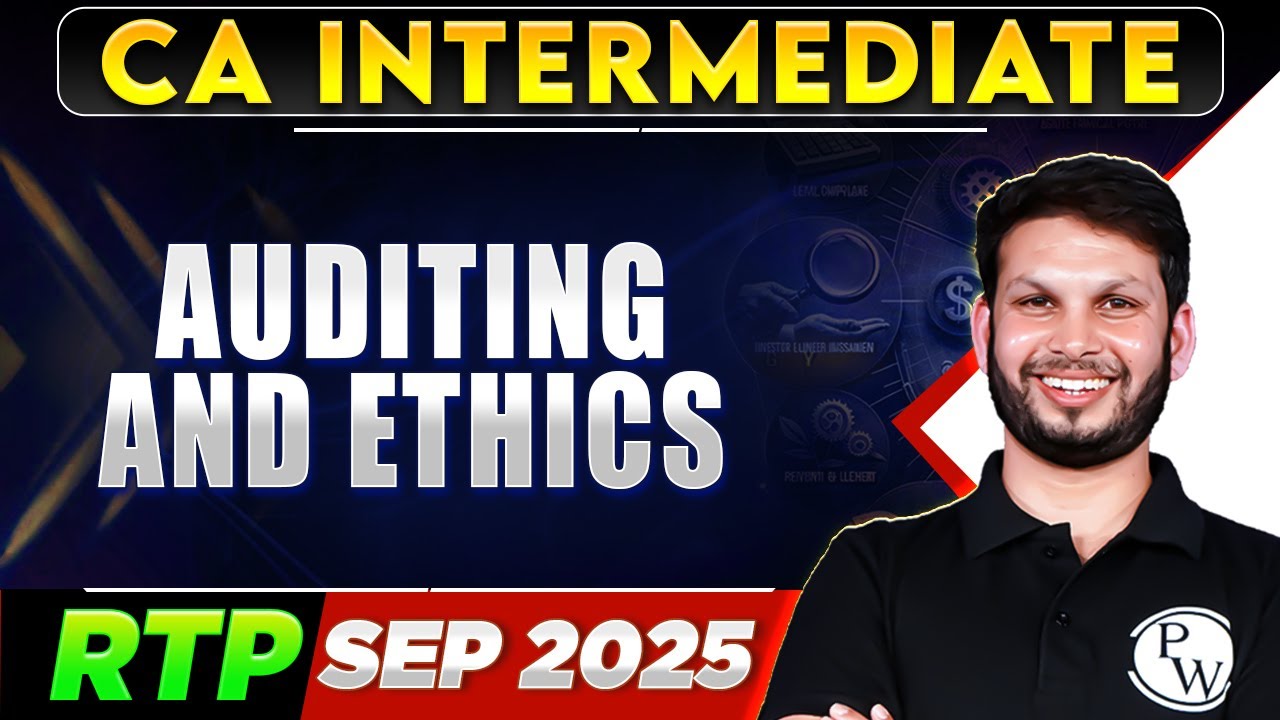 CA Inter Audit And Ethics RTP For Sep 2025 Exams | Ankit Sir🔥