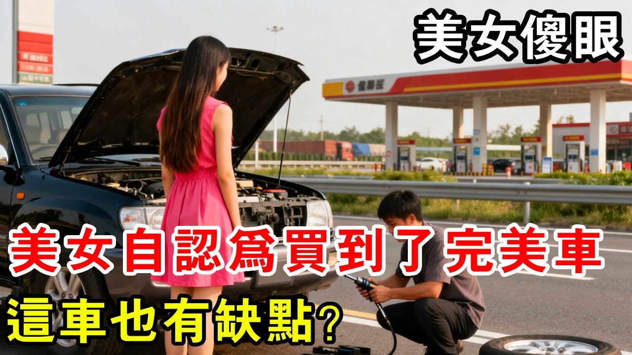 美女自認為買到了完美車，不料竟在壞在路上無法啟動，竟直言：這車也有缺點？ 【暴躁的車輪】