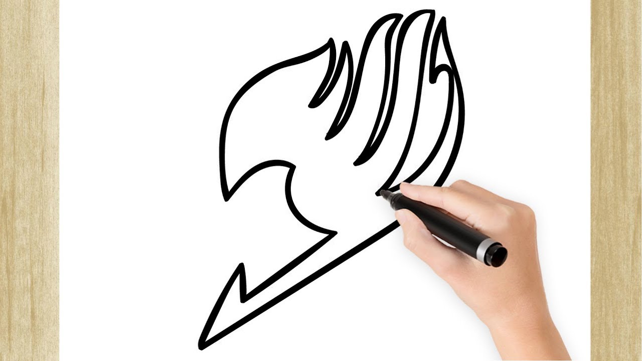 COMO DESENHAR O LOGO DA GUILDA FAIRY TAIL