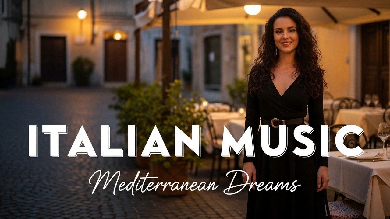 🎶 Italian Vibes & Mediterranean Music 🎶 Relaxing Italy Coast & Lake Como Steady Peaceful Ambience