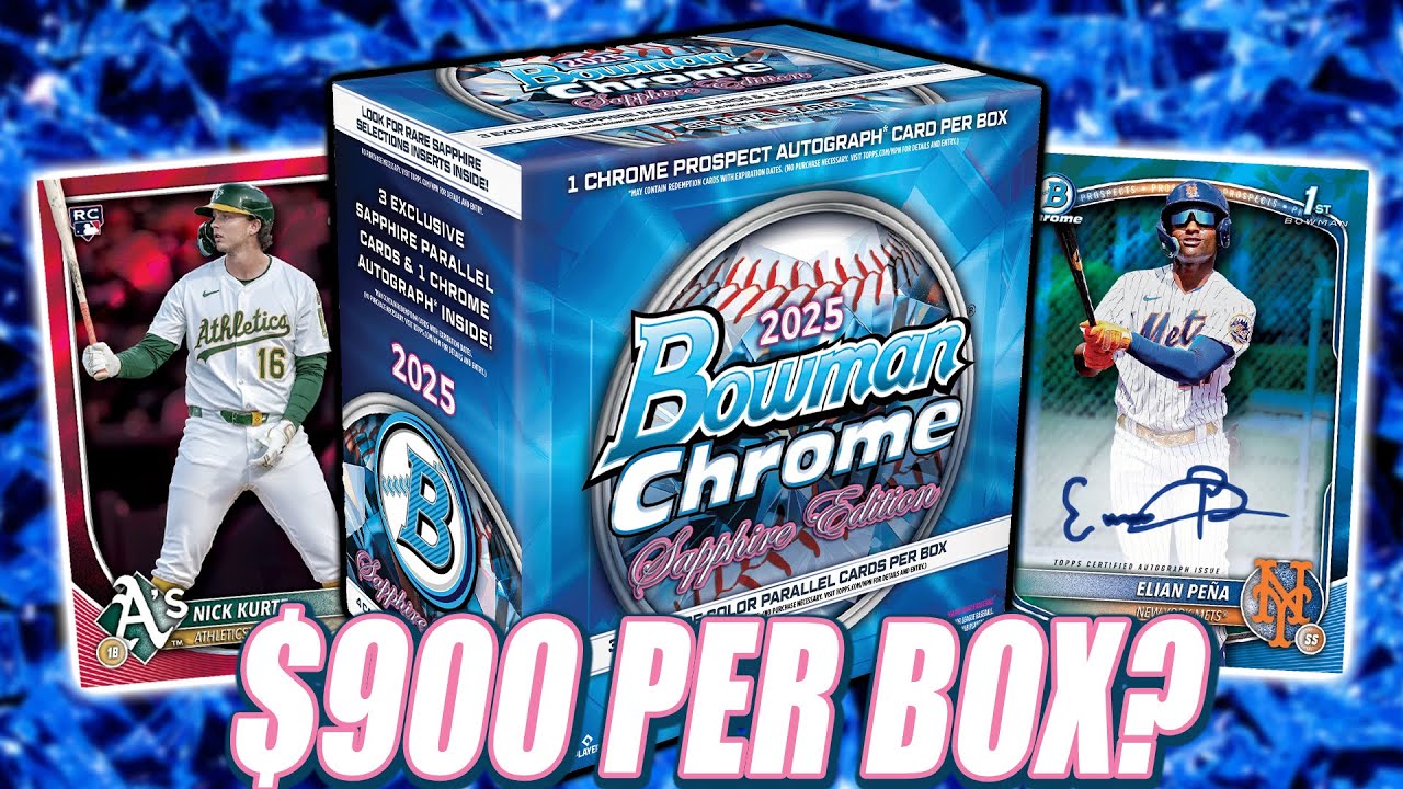 УЖЕ 900 ДОЛЛАРОВ ЗА КОРОБКУ.... | Обзор коробки Bowman Chrome Sapphire 2025 года