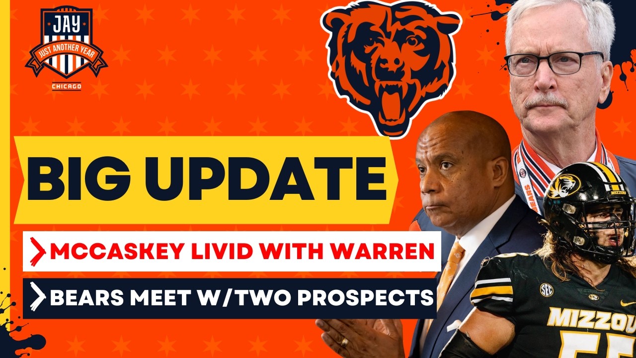 UPDATE: Bears George McCaskey is LIVID w/Kevin Warren According To Reports + Meet w/2 Prospects