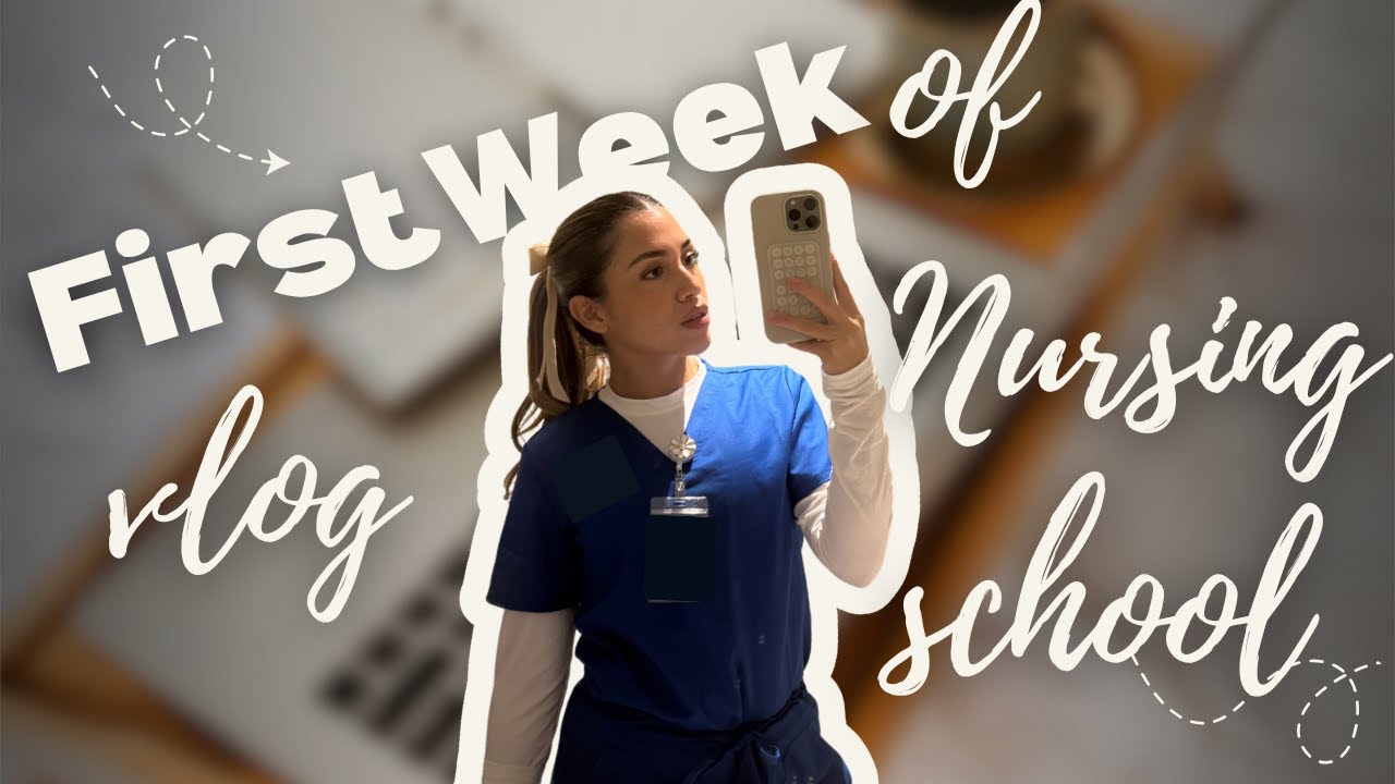 First Week of Nursing School Vlog | How I'm Studying and Staying Organized
