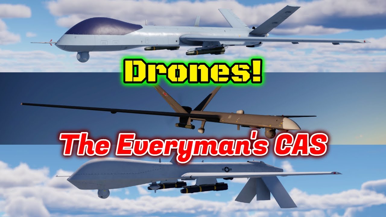 Strike Drones First Gameplay - MQ-1, Orion, AND Wing Long 1 - Which Is Best? [War Thunder]
