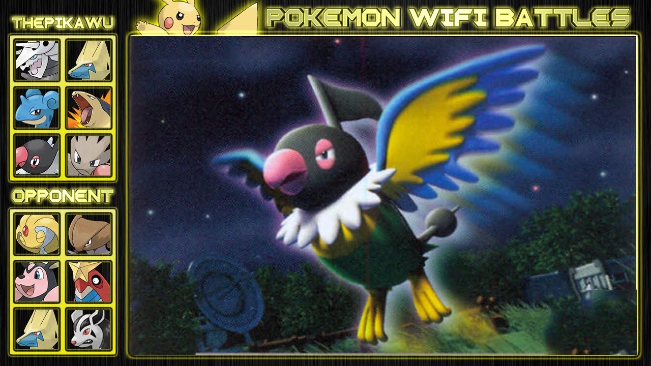 The Harsh Screeches of Chatot! (Pokemon Black and White RU Wifi Battle)