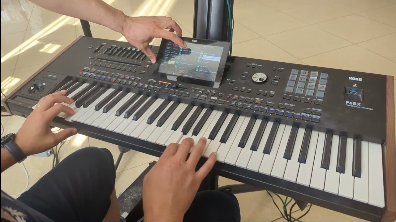 Vrhunske farbe Korg Pa5x Balkan music top!