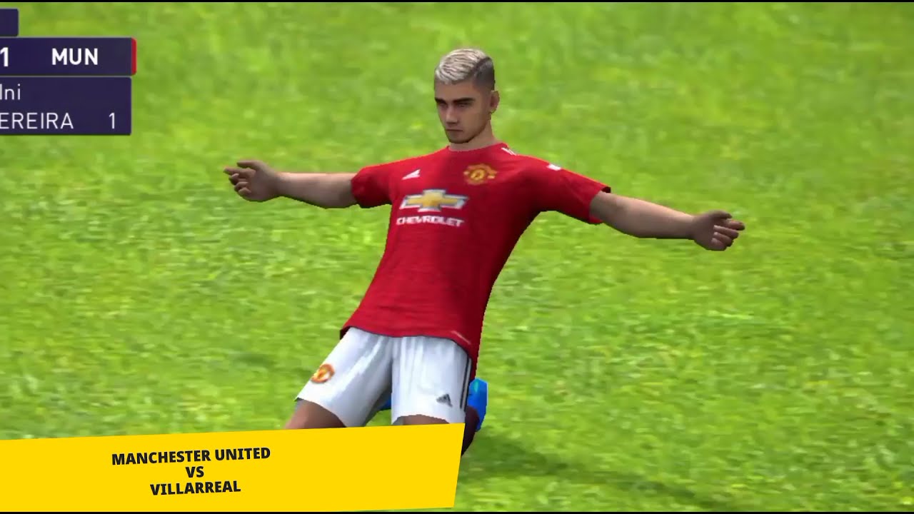 PES MOBILE 2021 prediksi skor Villareal vs Manchester United Final Europa League