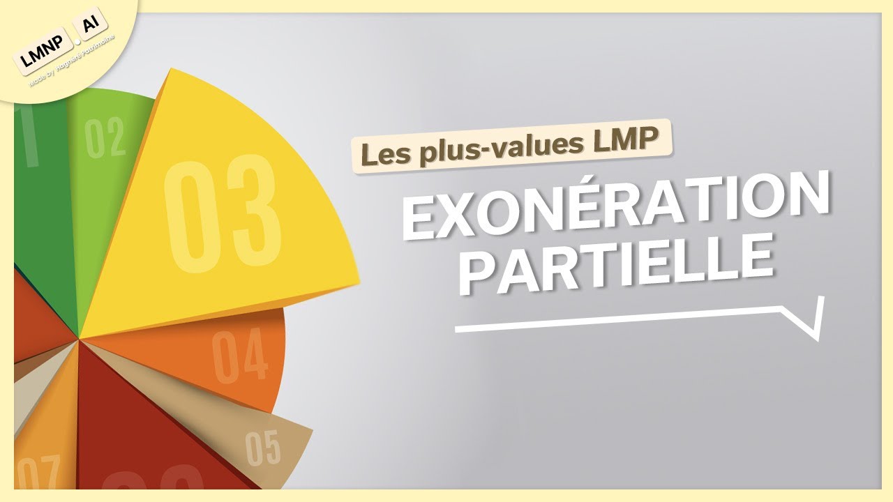L'EXONÉRATION partielle de PLUS-VALUE pour les LMP (CA compris entre 90K et 126K)
