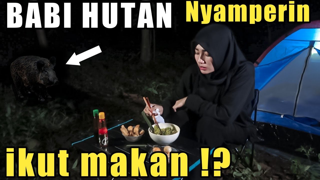 BUKA PUASA TENGAH HUTAN DISAMPERIN BABI HUTAN ‼️ Paniiiik