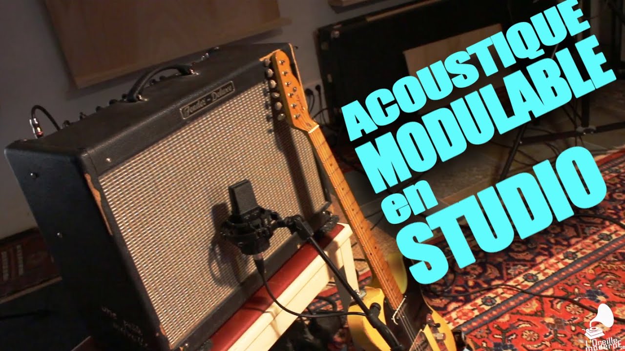 ACOUSTIQUE MODULABLE EN STUDIO