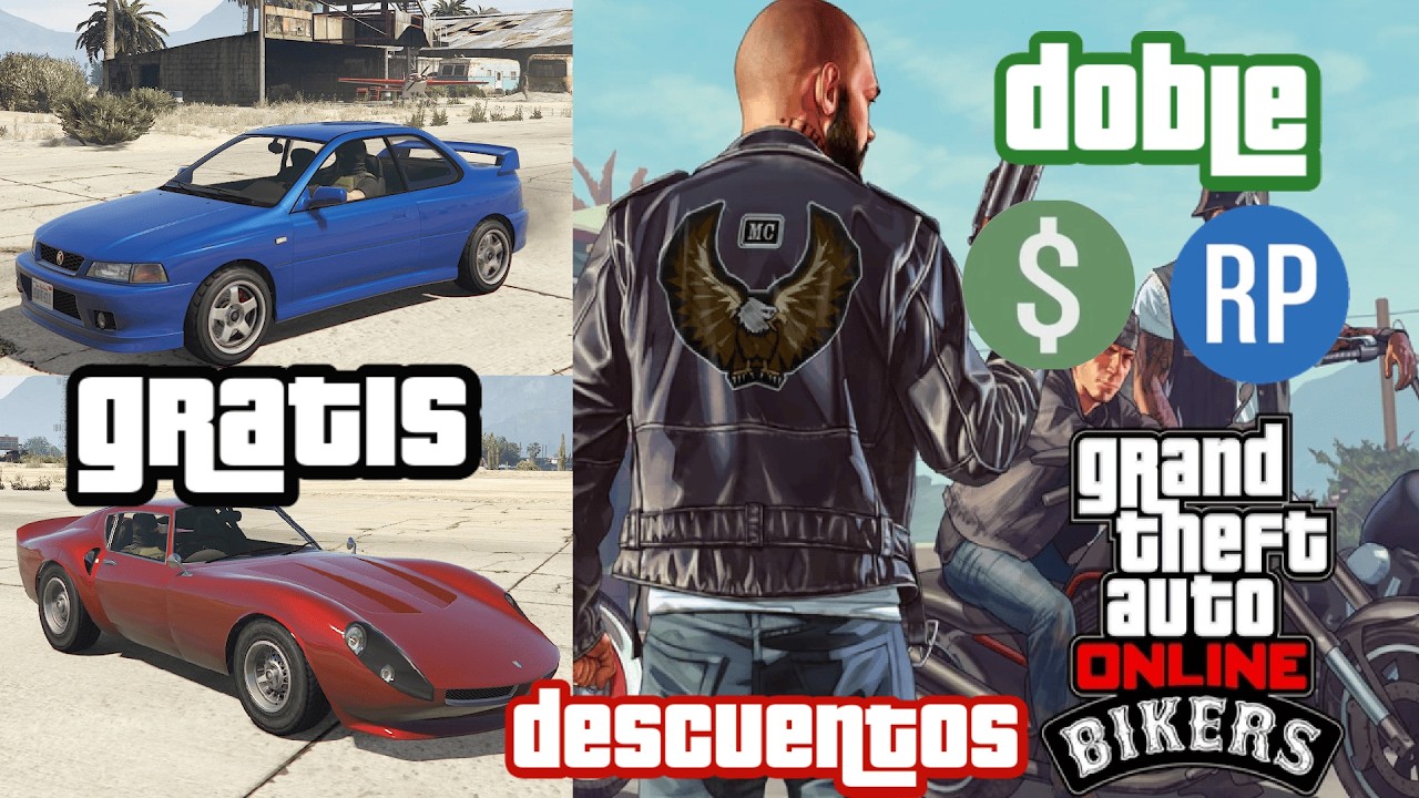 NEGOCIOS Y TRABAJOS DE MOTEROS AL DOBLE! COCHES GRATIS! -40% |  ACTUALIZACION SEMANAL GTA ONLINE!