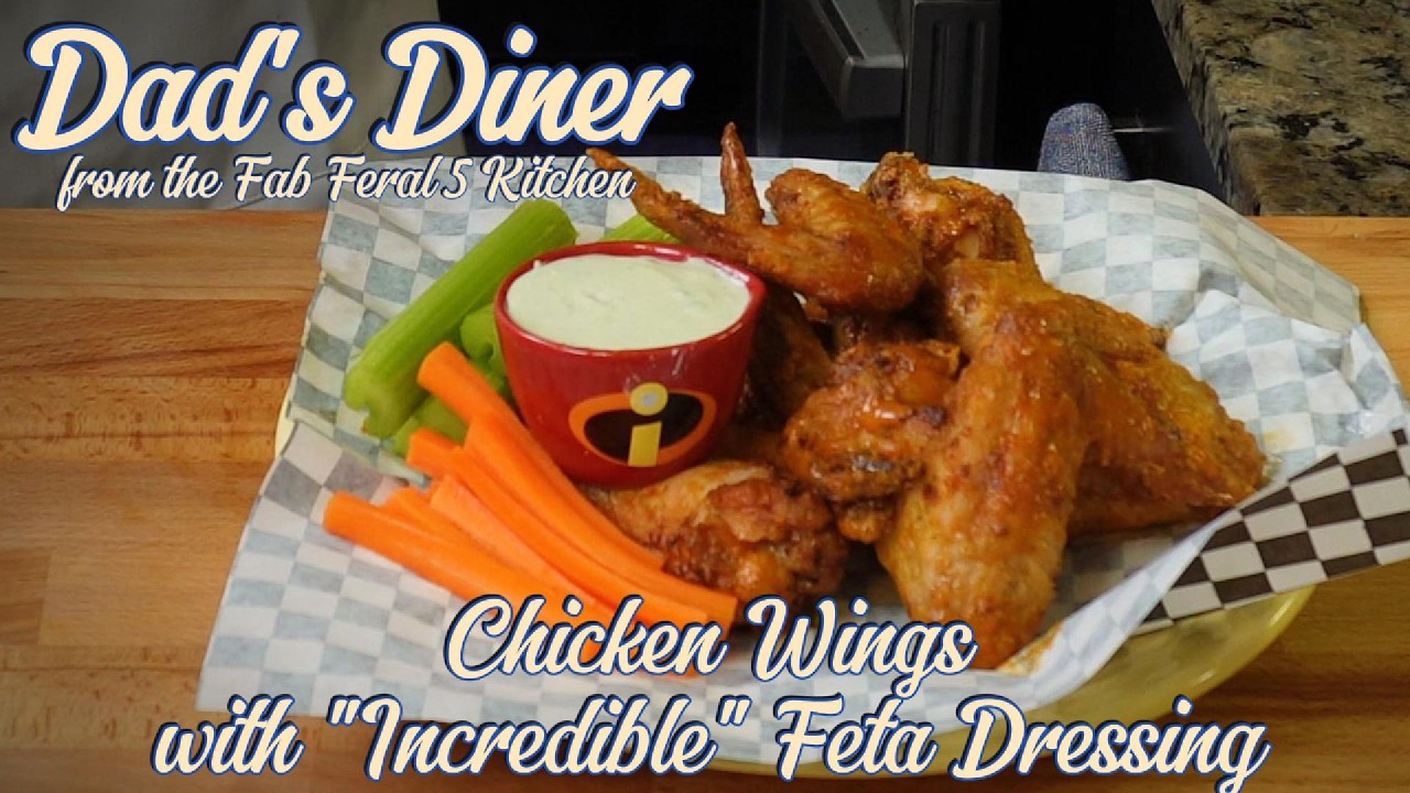 Dad's Diner Oven Baked Chicken Wings with 