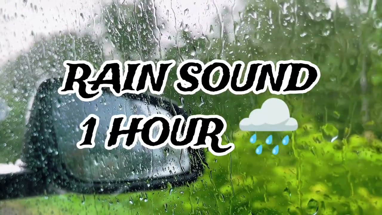 Heavy Rain Sound for Deep Sleep | 1 Hour | 