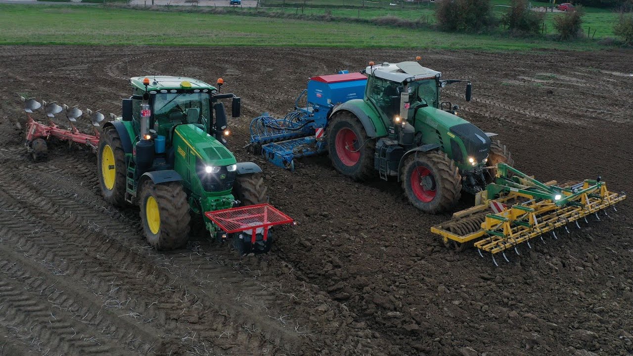FENDT 939 AU SEMIS de céréales 🌾 chez Tasiaux ! LesBFagri's
