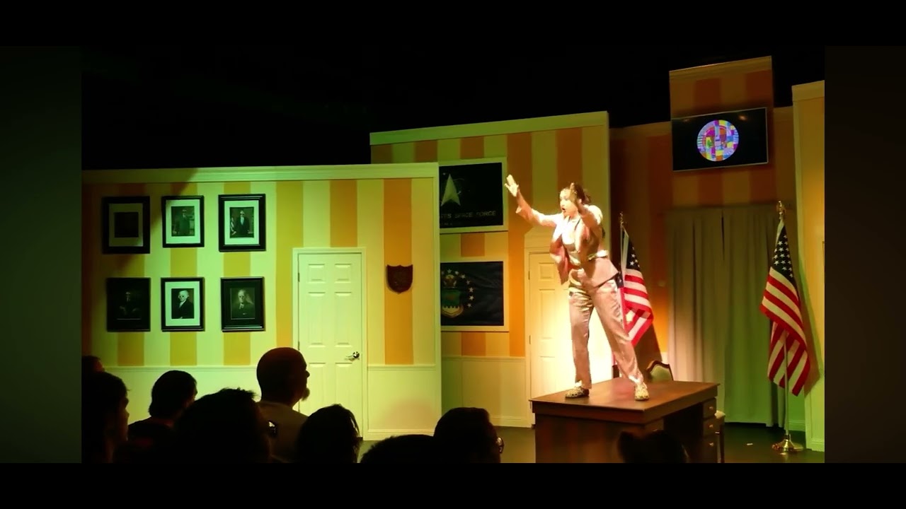 Aubrey Sanders as “Stephanie” in POTUS (September 2024, Utah Tech University)